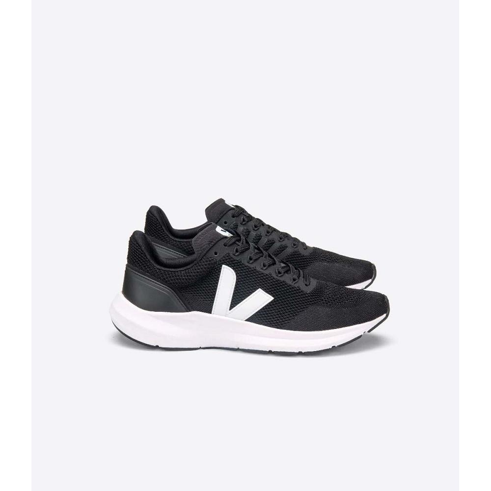 Veja MARLIN V-KNIT Cipő Férfi Black/White | HU 241YXF